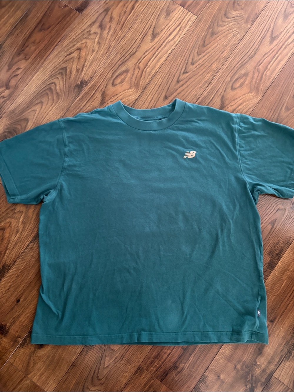 New Balance Men's Teal Short Sleeve Crew Tee